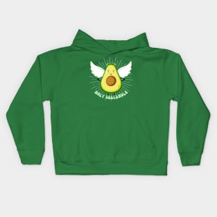 Cute Avocado Kawaii Holy Guacamole Kids Hoodie